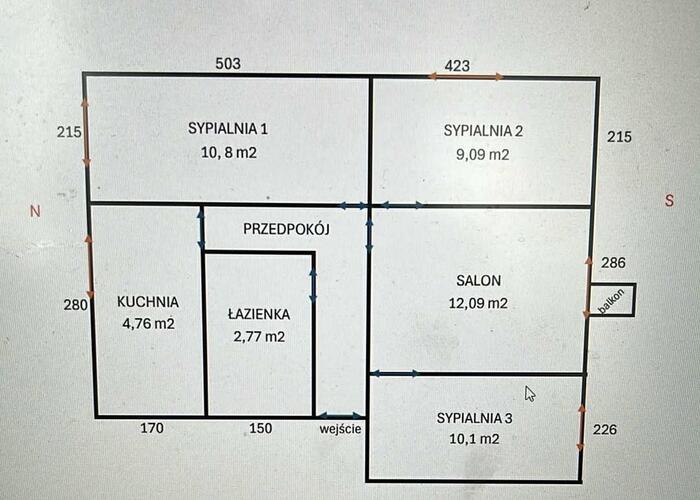 Grajewo ogłoszenia: Na sprzedaż mieszkanie 56,91 m2 Grajewo, os. Tysiąclecia
Na...