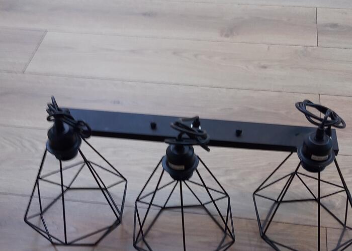 Grajewo ogłoszenia: Lampa sufitowa 3 punktowa w stylu industrialnymi/loftowym (lampa...